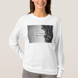 Honolulu, Hawaii - Foto van de Aloha-toren T-shirt