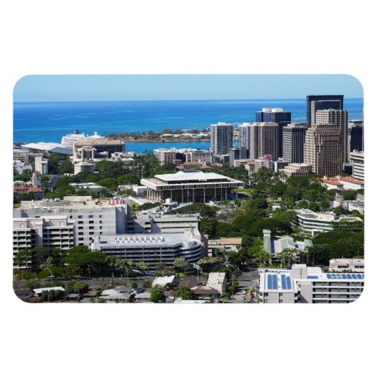 Honolulu Hawaii fotomagneet Magneet (Horizontaal)