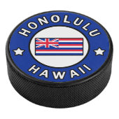 Honolulu Hawaii Hockey Puck (3/4)