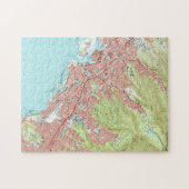 Honolulu Hawaii-kaart (1983) Legpuzzel (Horizontaal)