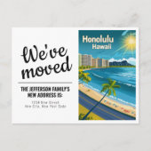 Honolulu Hawaii -  kustgebied Uitzicht dat we hebb Briefkaart (Voorkant)