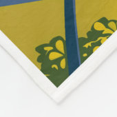 Honolulu Hawaii - Kustvaart Uitzicht Vintage reize Fleece Deken (Hoek)