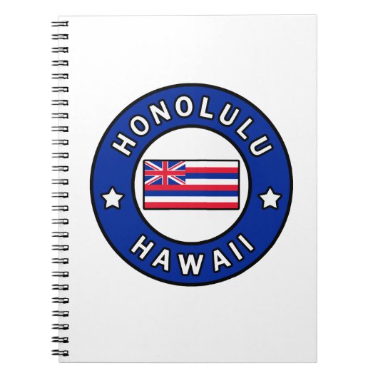 Honolulu Hawaii Notitieboek (Voorkant)