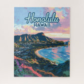 Honolulu Hawaii Oahu Waikiki Beach Diamondhead Legpuzzel (Verticaal)