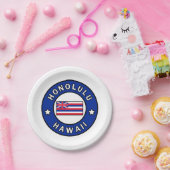 Honolulu Hawaii Papieren Bordje (Feest)