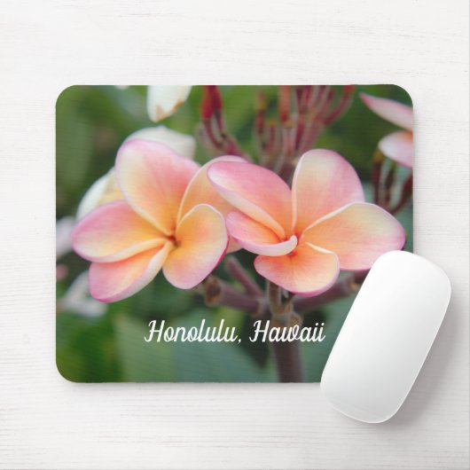 Honolulu Hawaii Plumeria Muismat (Met muis)