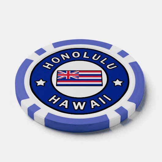 Honolulu Hawaii Poker Chips (Enkel)