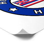 Honolulu Hawaii Poster (Hoek)