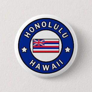 Honolulu Hawaii Ronde Button 5,7 Cm