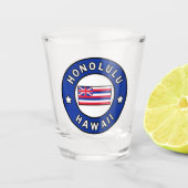 Honolulu Hawaii Shot Glas (Voorkant)
