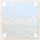 Honolulu, Hawaii Skyline #1 Onderzetter (Achterkant)