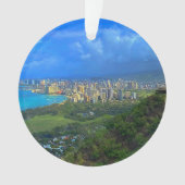 Honolulu, Hawaii Skyline #1 Ornament (voorkant)