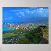 Honolulu, Hawaii Skyline #1 Poster (Voorkant)