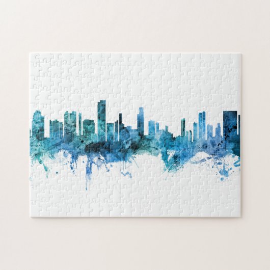 Honolulu Hawaii Skyline Legpuzzel (Horizontaal)