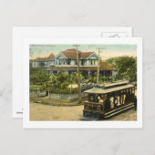 Honolulu, Hawaii Street Scene Vintage Briefkaart (Voorkant / Achterkant)