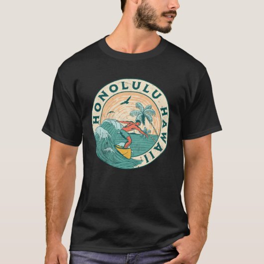 Honolulu Hawaii T-shirt (Voorkant)