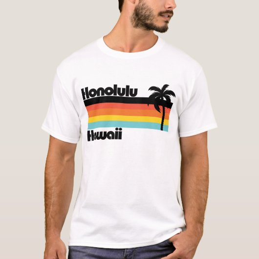  Honolulu Hawaii T-shirt (Voorkant)