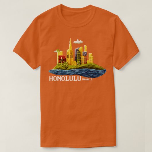 Honolulu Hawaii T-shirt (Design voorkant)