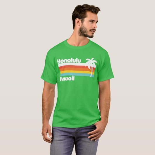  Honolulu Hawaii T-shirt (Voorkant volledig)