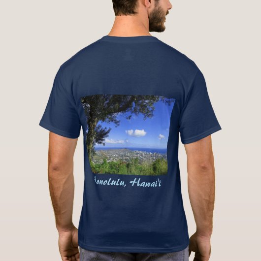 Honolulu, Hawaii T-shirt (Achterkant)