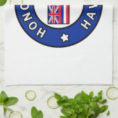 Honolulu Hawaii Theedoek (Gevouwen)