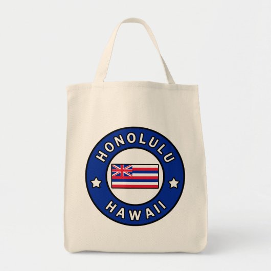 Honolulu Hawaii Tote Bag (Voorkant)