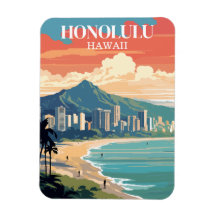  Honolulu Hawaii Travel Souvenir