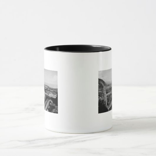 Honolulu, Hawaii - Uitzicht van de Pali Mok (Midden)