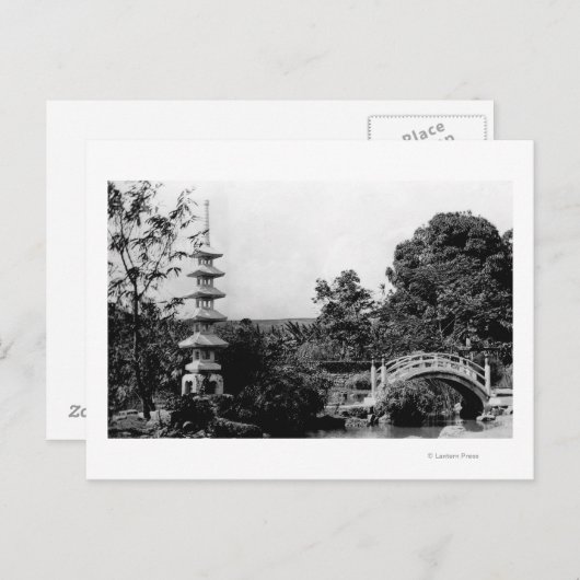 Honolulu, Hawaii - Uitzicht van de tuinen van Moan Briefkaart (Voorkant / Achterkant)