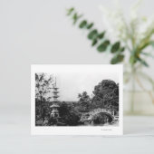 Honolulu, Hawaii - Uitzicht van de tuinen van Moan Briefkaart (Staand voorkant)