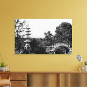 Honolulu, Hawaii - Uitzicht van de tuinen van Moan Canvas Afdruk (Insitu (Woonkamer))