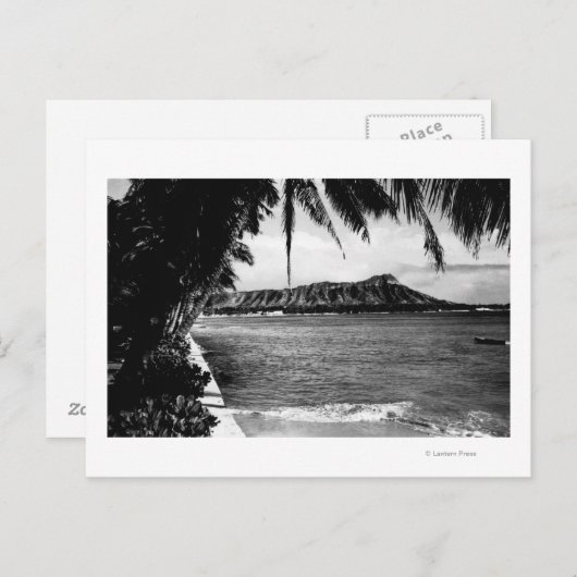 Honolulu, Hawaii - Uitzicht van Diamond Head Briefkaart (Voorkant / Achterkant)