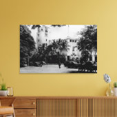Honolulu, Hawaii - Uitzicht van het stadhuis Canvas Afdruk (Insitu (Woonkamer))