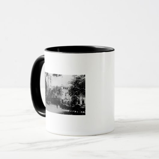 Honolulu, Hawaii - Uitzicht van het stadhuis Mok (Voorkant links)