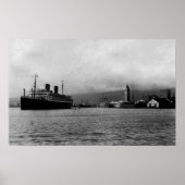 Honolulu, Hawaii - Uitzicht van Honolulu Poster (Voorkant)