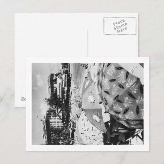 Honolulu, Hawaii - Uitzicht van Waikiki Beach Briefkaart (Voorkant / Achterkant)