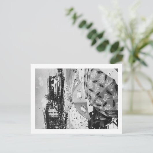 Honolulu, Hawaii - Uitzicht van Waikiki Beach Briefkaart (Staand voorkant)