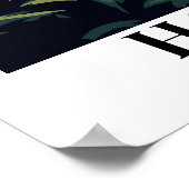 Honolulu Hawaii Vintage Travel Waikiki Beach Art Poster (Hoek)