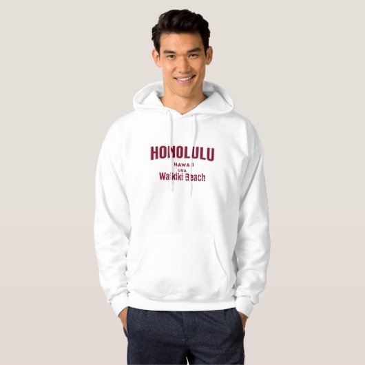 Honolulu, Hawaii, VS Hoodie (Voorkant volledig)