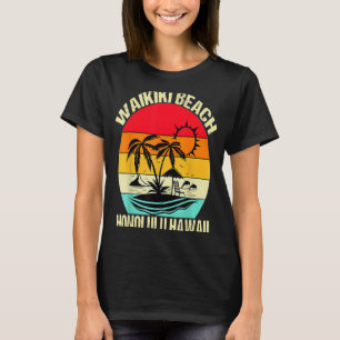 Honolulu Hawaii Waikiki Beach Familie Zomer Vacati T-shirt