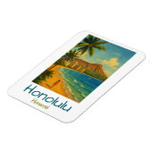  Honolulu Hawaii Waikiki Beach Magneet (Linkerzijde)