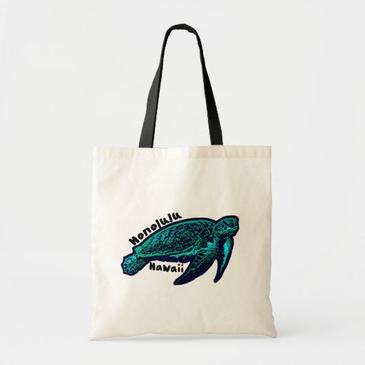 Honolulu Hawaii zee schildpad Tote Bag (Voorkant)