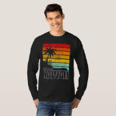 Honolulu Hawaiian Sumer Vacation Aloha HI Beach Re T-shirt (Voorkant volledig)