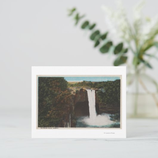 Honolulu, HI - Uitzicht van regenboogHerfsten Briefkaart (Staand voorkant)