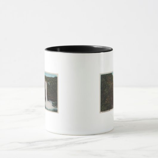 Honolulu, HI - Uitzicht van regenboogHerfsten Mok (Midden)