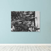 Honolulu, HI - Universiteit van Hawaii Canvas Afdruk (Insitu (Houten vloer))