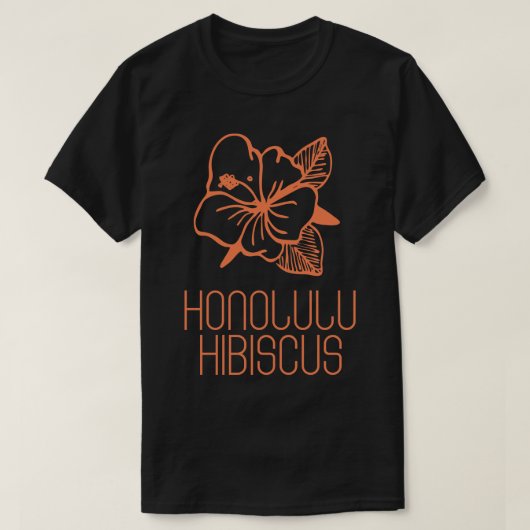 Honolulu Hibiscus T-shirt (Design voorkant)