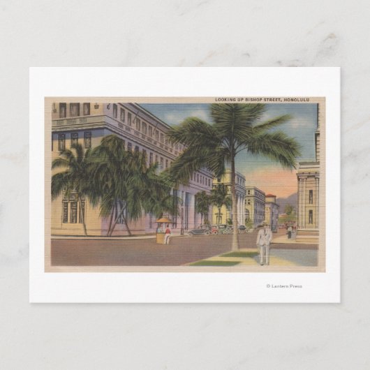 Honolulu, HIView of Bishop St.Honolulu, HI Briefkaart (Voorkant)