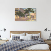 Honolulu, HIView of Bishop St.Honolulu, HI Canvas Afdruk (Insitu (Slaapkamer))