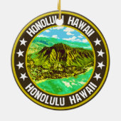 Honolulu Keramisch Ornament (Achterkant)